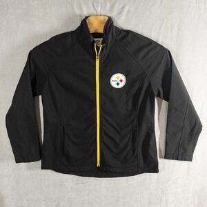 NFL Pittsburgh Steelers Full Zip Soft Shell GIII Jacket‎ Women's Size XL